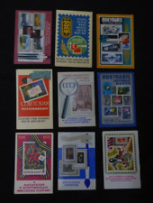 9 Genuine Russian/Soviet Pocket Calendars 1974 1976 1977 1978 picture