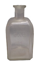 Antique 1930s Houbigant Eau de Toilette EDT 9 Oz Apothecary Perfume Bottle EMPTY picture