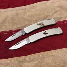 Buck 525 Big Game Series And PRCA Rodeo Pocket Knife Set picture