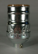 New Short Keyless Lamp Socket, Medium Base (E26), Nickel Finish #CS348N picture