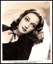 Exquisite Art Deco Glamour Girl Dorothy Lamour Original 1942 PORTRAIT PHOTO 91 picture