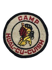 VTG 1950s CAMP HUAL CU CUISH Boy Scout PATCH San Diego County Council California picture