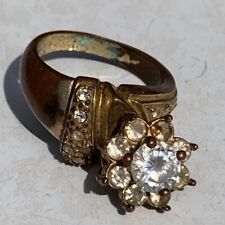 Antique Bronze Ring Artifact With Stone Beautiful Ancient Middle Ages Ring Old picture