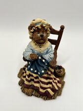Boyds Bears Betsy Rossbeary A Stitch in Time Resin 1st Edition Patriotic  picture