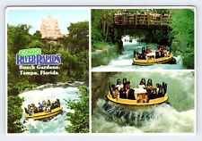 Congo River Rapids Busch Gardens Tampa Florida Unused Vintage 4x6 Postcard OLP8 picture