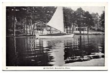 Antique At The Gulf, Sailboat Scene, Dunstable, MA Postcard picture