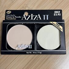 Vintage Aziza II Cream To Powder Foundation Cafe Mocha Prop NOS VHTF RARE picture