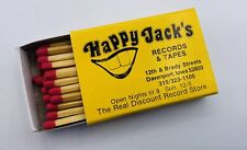 VINTAGE MATCHBOX HAPPY JACK'S RECORDS & TAPES DAVENPORT IOWA COMPLETE picture