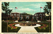 1940 Modern Woodmen of America Sanatorium & Administration Bld Colorado Postcard picture