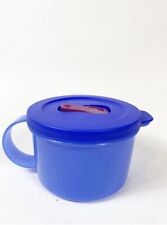 Tupperware Crystalwave Blue 2 Cup Soup Mug Microwaveable picture