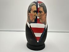 Vintage 5-Piece  Set of Russian Matroshka Nesting Doll U.S. Presidents Bush/Gore picture