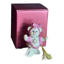 Lenox Ornament 2012 Ribbon Wrapped Teddy picture
