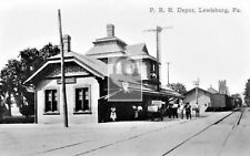 Railroad Train Station Depot Lewisburg Pennsylvania PA Reprint Postcard picture
