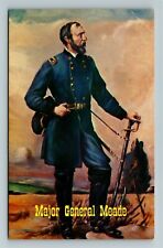 Gettysburg PA-Pennsylvania, Major General George Gordon Meade, Vintage Postcard picture