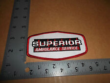 Superior Ambulance Service Fire EMS Patch~Michigan~MI~Brand New~Small Patch~ picture