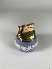 Vintage Wedgwood Blue Jasperwear  Grapevine Table Lighter Tested Working picture