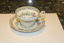 RARE FOLEY  CUP & SAUCER  MING ROSE PATTERN  LOOK #V2569? PRETTY FLORALS LOOK  picture