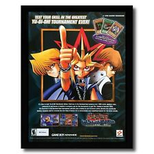 2003 Yu-Gi-Oh Worldwide Edition Framed Print Ad/Poster GBA Official Promo Art picture
