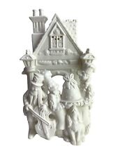 Partylite Christmas Bakery Chef Carolers Dog Cello Bisque Tealight Candle Holder picture