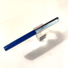 Vintage Blue Sheaffer School Fountain Pen FINE  Nib Flat ends.  Near mint. picture