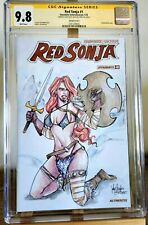 CGC SS 9.8 Red Sonja #1 Original Art Sketch Cover Blank Variant picture
