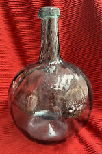 Antique Aqua Zanesville Swirl Ribbed Bottle picture