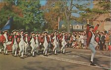 MR ALE Postcard Williamsburg, Virginia Colonial Fife and Drum Corps VA 5314.4 picture
