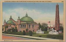 Postcard Cleopatra's Needle + Planetarium Rosicrucian Park San Jose CA  picture