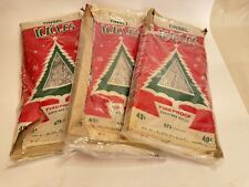 Vintage Tinsel Christmas Tree Icicles 3 boxes Art-Rite Products Mid Century picture