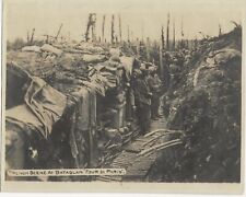 WWI ~ Trench Scene at Bataglan 'Four de Paris' 1910s ~ Original photo. picture