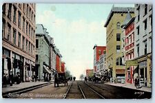 Greensboro North Carolina NC Postcard South Elm St Horse Carriage 1912 Vintage picture
