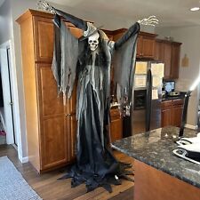9.5 Foot Macabre Witch Motion Activated Animatronic Halloween Home Depot Animate picture
