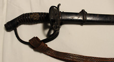Rare WWI M1889 German Infantry Officers Sword w/Scabbard WK&C Sword Knot picture