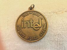 INTEL COIN 20 YEARS STRONG 1968-1988 RARE COLLECTIBLE picture