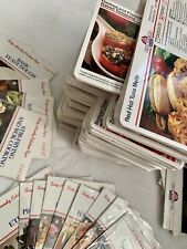 Vintage Lot Of Great American Recipe Sample Sealed Cards 76 & 50 Kitchen Tip Set picture