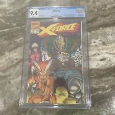 CGC GRADED 9.4 X-FORCE ISSUE #1 MARVEL COMIC BOOK - WHITE PAGES 1991 picture