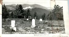 Caribou Cemetery, Nederland, Colorado CO RPPC reprint Postcard picture