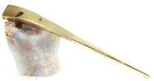 Unusual-Brass-Smoking Pipe-Tamper & Nail-1 pc-5.1 Inches Long-Similar to Brebbia picture