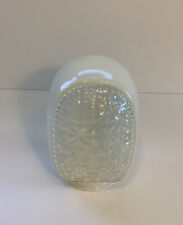 Vintage Mid Century Bathroom/Hallway Ceiling Light Shade Cover 3” Frosted picture