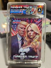 President Donald J.  Punisher Trump USA Press Secretary Atomic Refractor Card picture