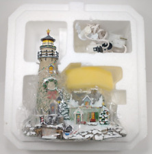 Danbury Mint Christmas Cove Reef Lighthouse - w/ Original Box - *MINT CONDITION* picture