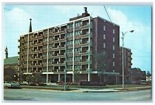 c1960 John Kennedy Tower Street Exterior Residence Evansville Indiana Postcard picture