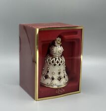 Lenox Florentine And Pearl Bell Christmas Ornament 4 1/2