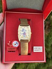 Vintage Seiko Watch Mickey Mouse 1980’s Original Box & Papers NOS Mint Condition picture