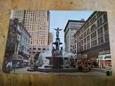 Cincinnati OH-Ohio, Fountain Square, Scenic View, Vintage Postcard picture
