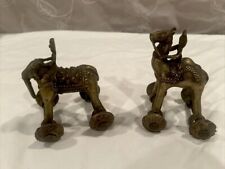 Antique/ Vintage Asian Hindu Brass Pull Toys picture