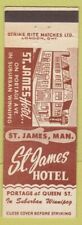 Matchbook Cover - St James Hotel St James MB picture