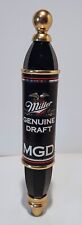 Vintage Miller Genuine Draft MGD Pub Style Logo Beer Tap Handle 12 1/2