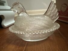 Vintage Indiana Glass Hen On A Nest Candy Dish - GPSA picture