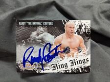 Randy Couture autograph signed 2008 Donruss Americana The Natural RING KINGS picture